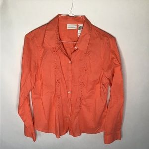 Liz Claiborne Button up Long Sleeve Shirt SZ L